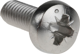 Śruby maszynowe M6 łeb z łbem walcowym soczewkowym Stal nierdzewna długość 16.0mm skok 1.0mm