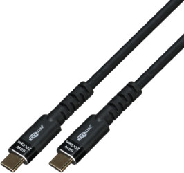 USB4 USB cable, USB plug type C to USB plug type C, 5 m, black, 4411-5,0M-GRS