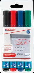 4-383-4 Flipchart marker/four colours/1.0 - 5.0 mm