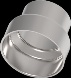 Shielding sleeve, steel, 2177090-2