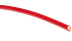 Przewód Do Urządzeń Ptfe Ptfe Czerwony, 100M 0,6 Mm2 19/0,2 Mm, 600 V, -75›...