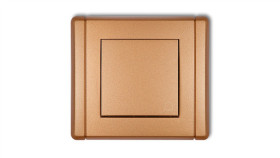 Flexi Przycisk /Dzwonek/ Złoty Metalik 8Fwp-4