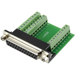 TruComponents 150378 D-SUB socket 90 &#xB0; Pins: 25 Screws