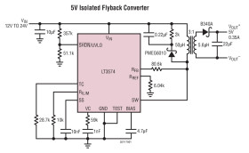 Isolated Flyback Converter Without an Opto-Coupler