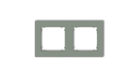 Mini Ramka Uniwersalna Podwójna Kwadratowa Z Tworzywa Szałwiowy 61Mr-2