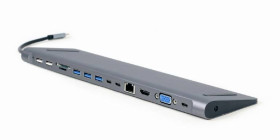 Stacja dokująca USB-C® Gembird A-CM-COMBO9-01