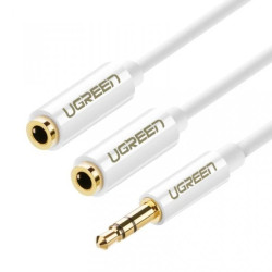 Ugreen kabel przewód rozdzielacz słuchawkowy mini jack 3,5 mm - 2 x mini jack 3,5mm (2 x wyjście ste