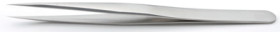 Precision tweezers, uninsulated, antimagnetic, stainless steel, 135 mm, 27.SA.0