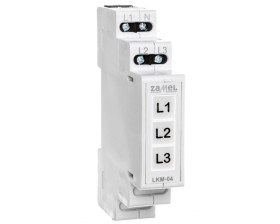 Lampka modułowa 3-fazowa żółta/zielona/czerwona 230V AC LED TN LKM-04-40 EXT10000047