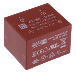 Transformator SMPS, 5W, 85 → 265 V ac, 85 → 370 V dc, Przewlekany