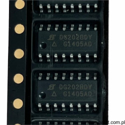 DG202BDY Quad SPST 22V 160 Ohm Switch SMD-SO16 SILICONIX