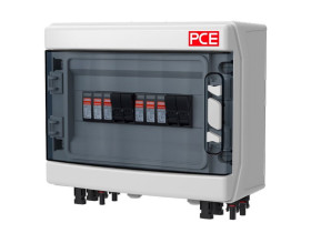 Rozdzielnica przyłączeniowa PV DC 2x MPPT 2x D01 4x16A gPV 1000V DC 2x OCHR-DC T1/T2 IP65 90PV001 PCE