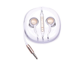 VT-1132 Słuchawki przewodowe złoty 7707 V-TAC