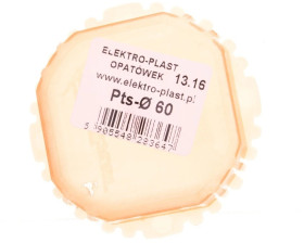 Pokrywa sygnalizacyjna fi 60mm okrągła pomarańczowa PTs 60 13.16 /50szt./