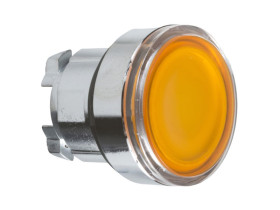 Przycisk płaski pomarańczowy samopowrotny LED metalowy typowa bez oznaczenia ZB4BW353 SCHNEIDER ELECTRIC