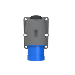 Złącze przemysłowe - zasilające 16A Wtyczka 250 V 2P+E Amphenol Industrial Niebieski Montaż ścienny IP44