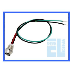 DIODA LED 5mm ZIELONA 12V KONTROLKA SYGNALIZACYJNA /PL1423