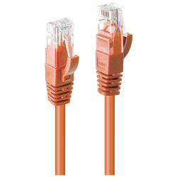 LINDY 48108 RJ45 Network cable CAT 6 U/UTP Orange 2.00 m