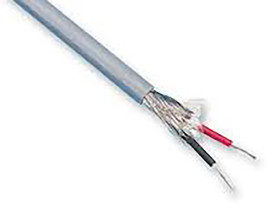 Control Cable liczba żył 2 1,5 mm² Nieekranowany Belden 6.25 A średnica zew 4.6mm Szary