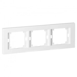 Ramka potrójna Onyx, Ra-3O, biały