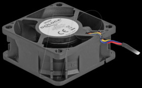 67300 Axial Fan, 24 V DC, 60 x 60 x 25 mm, black