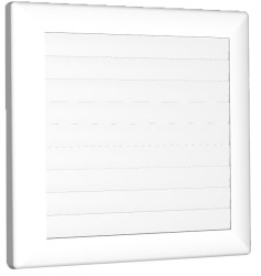 Kratka wentylacyjna zamykana na otwór 140x140 biała 170x170mm AirRoxy 02-344