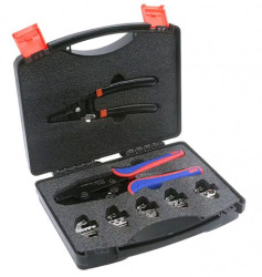 ZESTAW ZACISKARKA Z WYMIENNYMI SZCZEKAMI