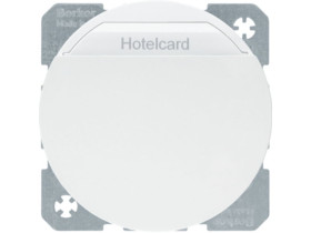 BERKER R.1/R.3 Wyłącznik przekaźnikowy na kartę hotelową biały 16402089 HAGER