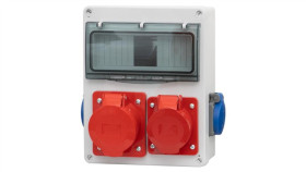 Rozdzielnica R-240 8M - Gniazda 2X32a 5P, 2X230v /8 Modułów/