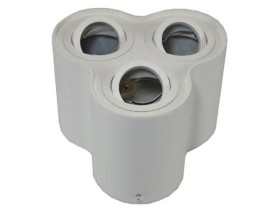 Oprawa sufitowa Baroco White ruchoma okrągła alumi