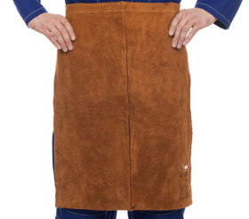 Fartuch, 600mm, Fartuch, Unisex, 60cm, Brązowy, Antyelektrostatyczny, Ochrona przed łukiem elektrycznym, Trudnopalny,