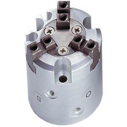 Chwytak pneumatyczny, palce: 3, Podwójna, Równoległy, 6 barów