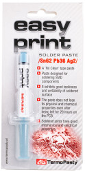 Pasta lutownicza ołowiowa Easy Print Sn62Pb36Ag2 1,4ml