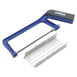 Rolson 58260 Aluminium Junior Hacksaw &amp; Mitre Box