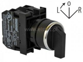 Przeł. piórowy obrotowy (ON)-OFF-ON chwil-stab