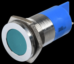 Q22F1CXXB24E Indicator LED, 24 V DC, 22 mm, FASTON, blue/BrC