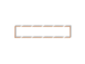 DECO Ramka wypełniająca 5 pięciokrotna złoty metalik 8DRW-5 KARLIK