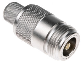 Złącze koncentryczne Montaż na kablu Żeński 50Ω typ złącza Złącze N 0 to 11GHz Połączenie zagniatane typ kabla RG214/U