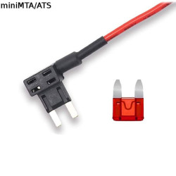 Gniazdo bezpiecznika mini MTA ATS przewodem BYPASS