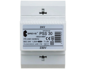 Transformator 1-fazowy modułowy bezpieczeństwa PSS 30 230/ 24V 1,25A, na szynę DIN, IP30, Ta 40, 16024-9997