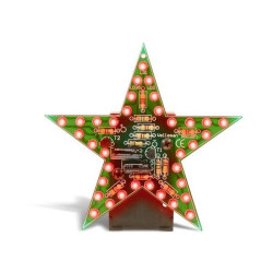 Whadda WSSA169R LED Kit Red flashing star assembly kit