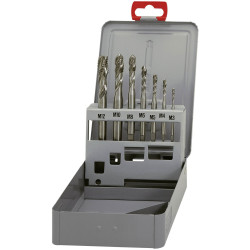 Eventus 10366 CNC Tap Set 7-Piece Metric Right Hand Cutting DIN 371 HSS