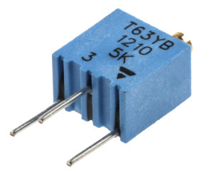 Potencjometr dostrojczy 5kΩ THT 0.25W 14 -zwoje Regulacja górna 1.8 mm