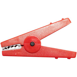 Mueller BU-112-2 Mini Alligator Clamp Red 16mm Range 80mm Length