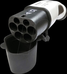 DUOSIDA connector, type-2, 32 A, three-phase, male