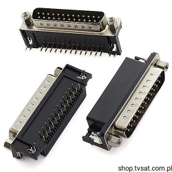 50-HEN-M25EC-00 D-SUB Connector to PCB DB25 THT n/a