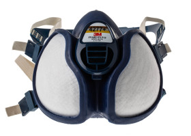 Półmaska Standardowy Niebieski, biały Półmaska