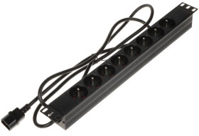 Listwa zasilająca do szaf RACK 19cali PD-8/R/IEC-N 1.8m
