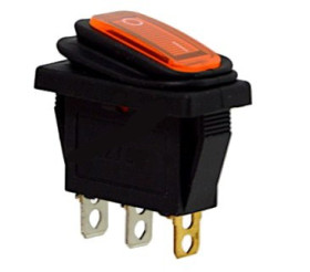 PRZEL. PODSW. SREDNI 12V ZOLTY HERMETY