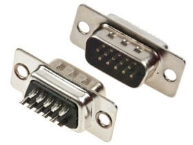 Wtyk męski D-SUB, 15 pin HD (komputerowy)